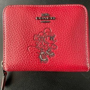 Coach x Disney Minnie Mouse Leather wallet